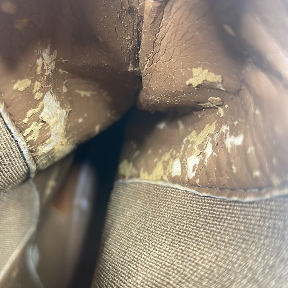 Antonio‎ Melani Suede Ankle Boots Womens size 10 Taupe AS IS - Picture 7 of 7